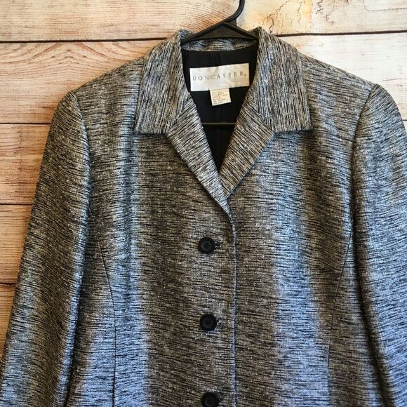 VINTAGE DONCASTER SKIRT SET IN SILK BLEND - Picture 5 of 9